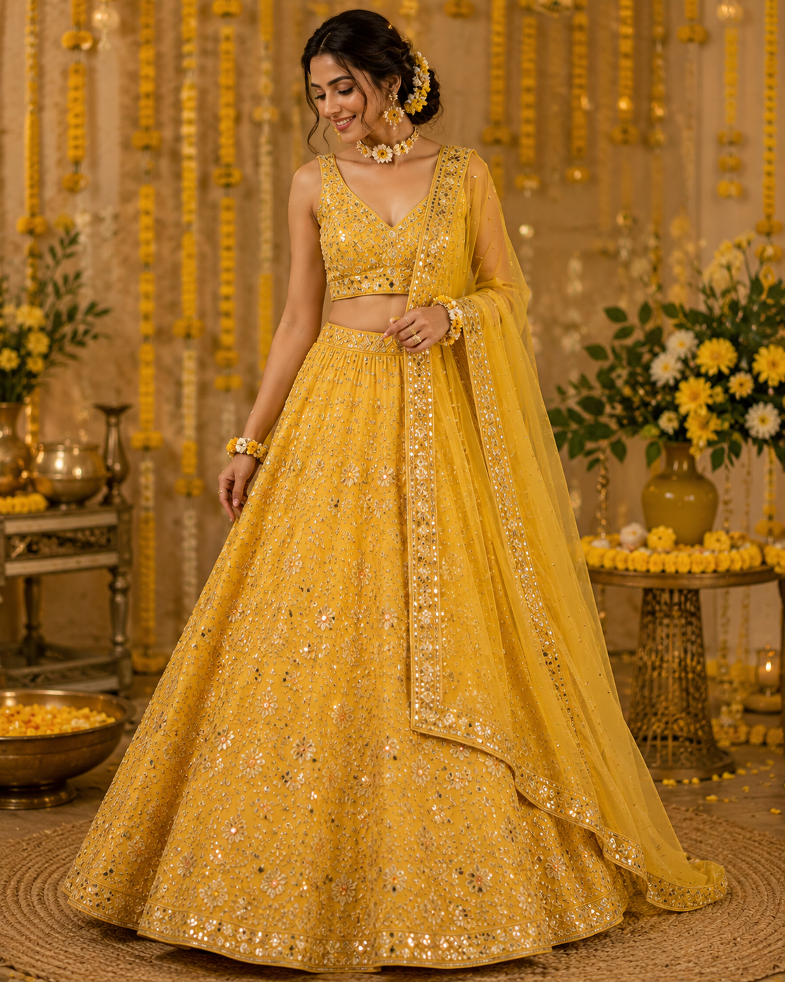 Haldi Lehengas