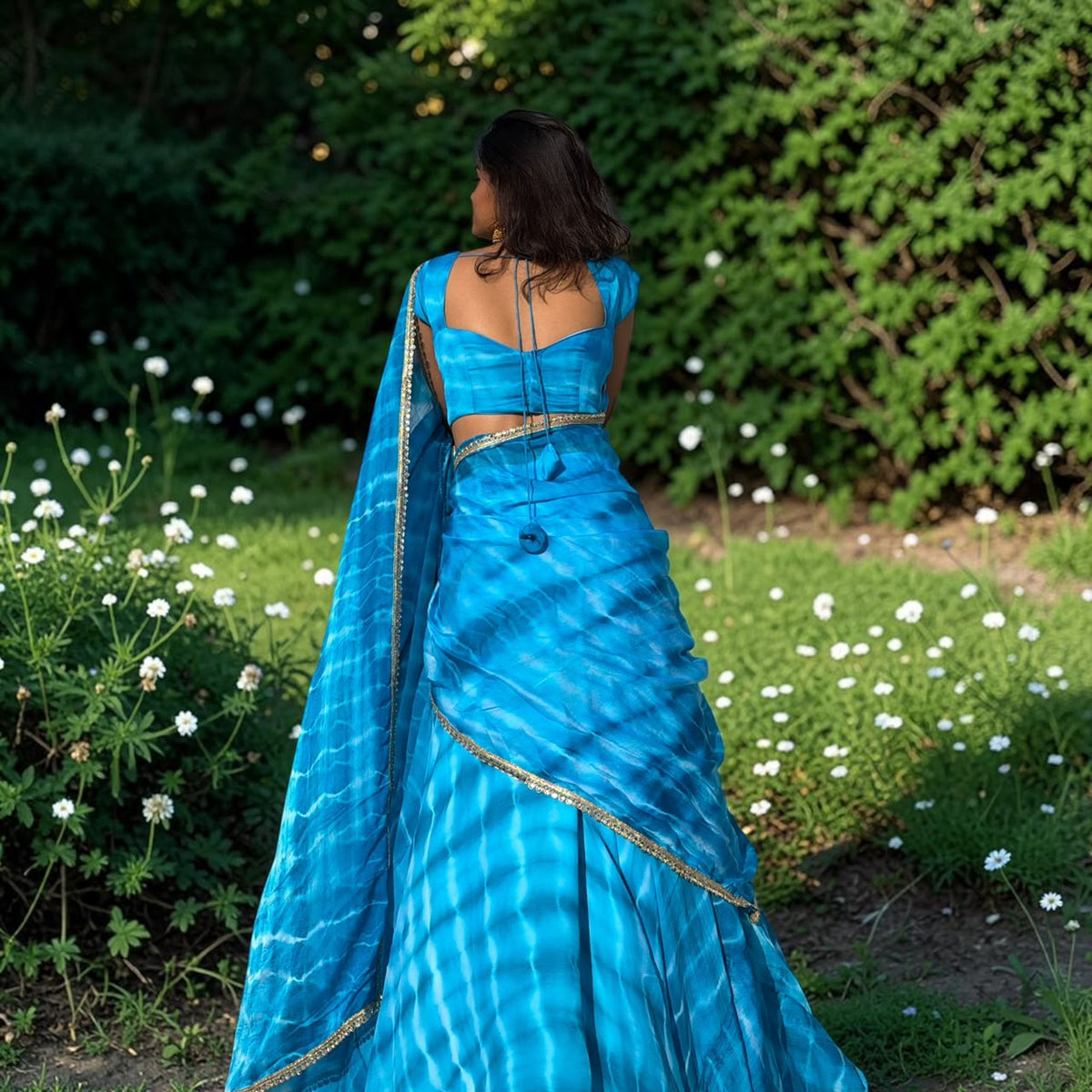 SKY BLUE LEHENGA