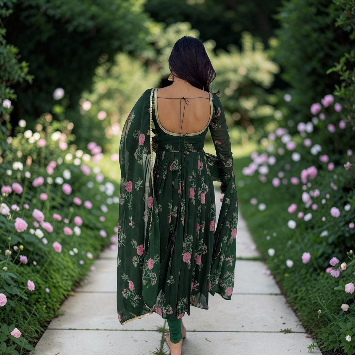 PLEATED BUDGET FRIENDLY ANARKALI