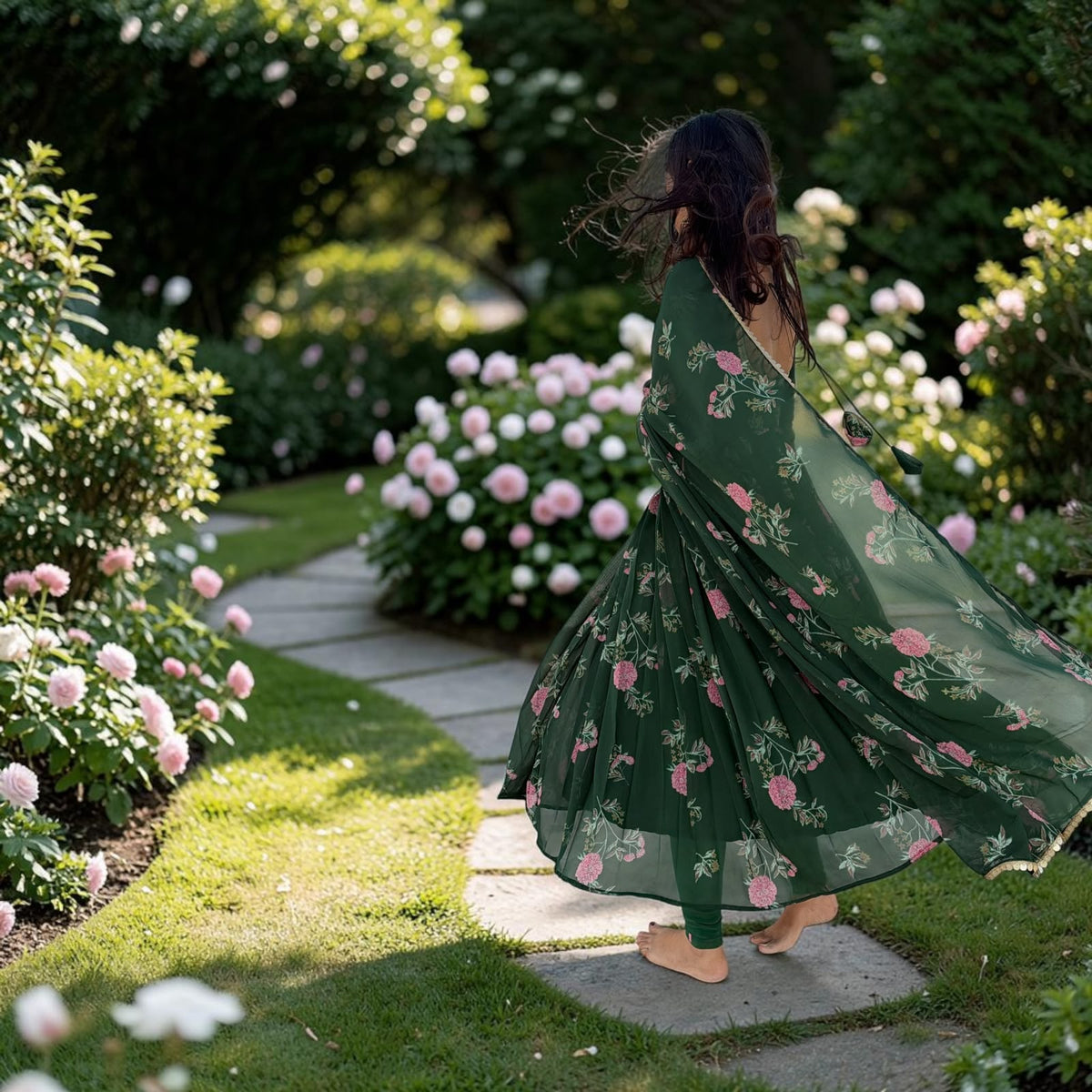 PLEATED BUDGET FRIENDLY ANARKALI