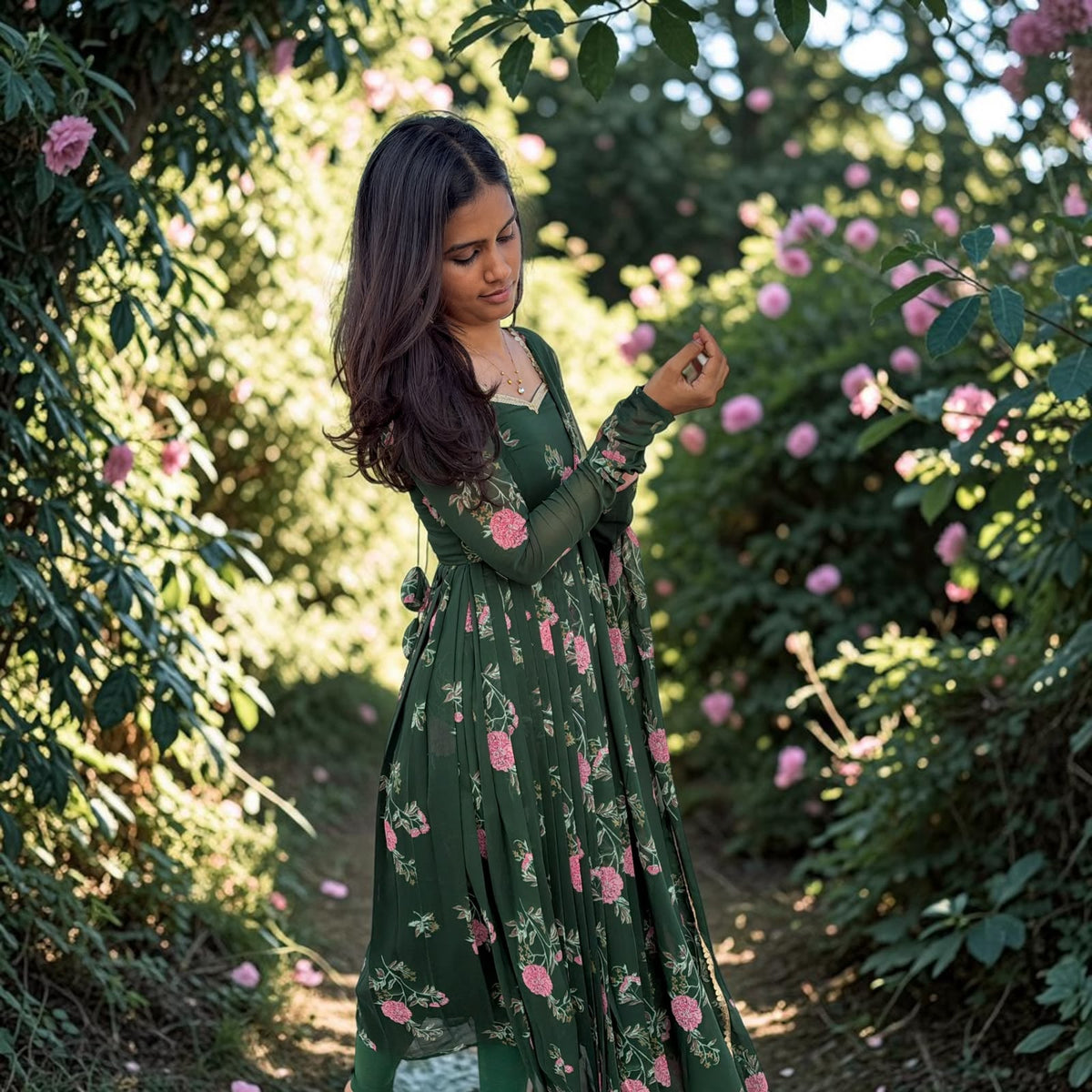 PLEATED BUDGET FRIENDLY ANARKALI
