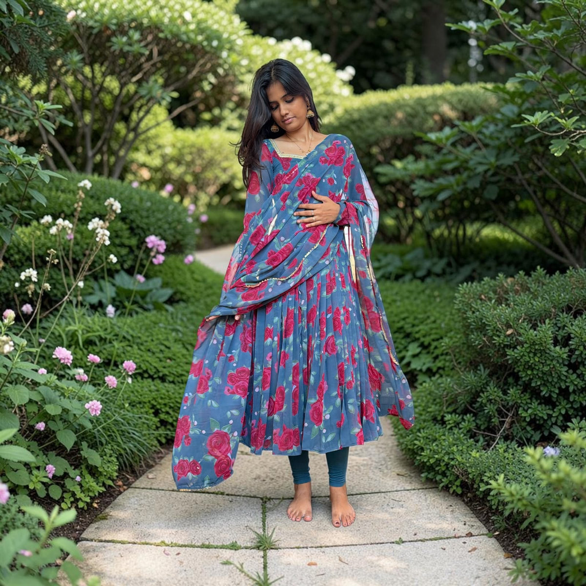 PLEATED BUDGET FRIENDLY ANARKALI