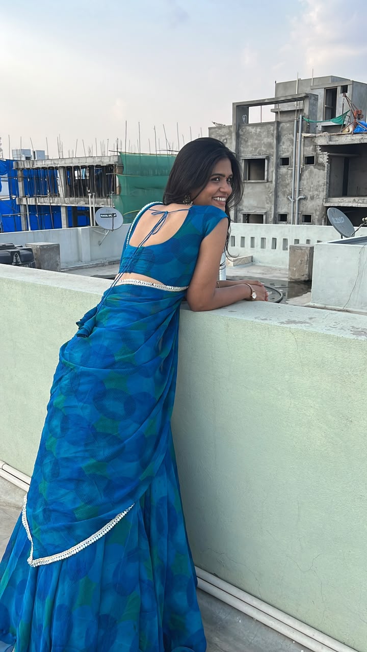 Blue Halfsaree