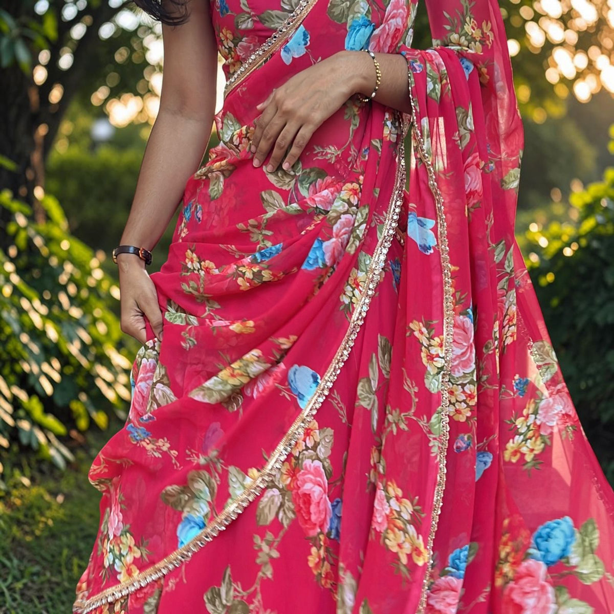 RASPBERRY MAGENTA LEHENGA