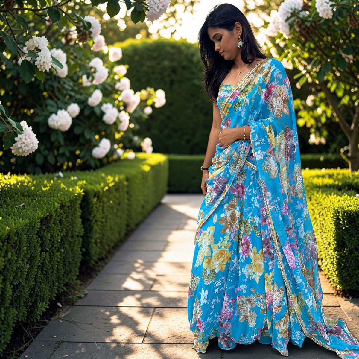 BLUE LEHENGA