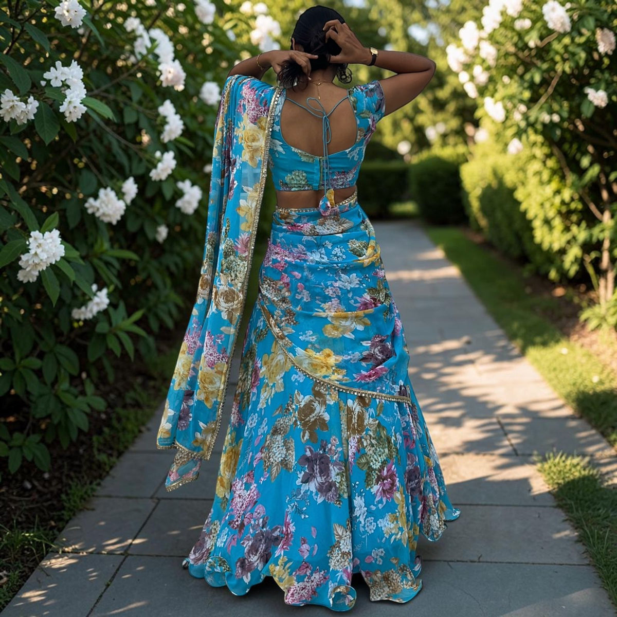 BLUE LEHENGA