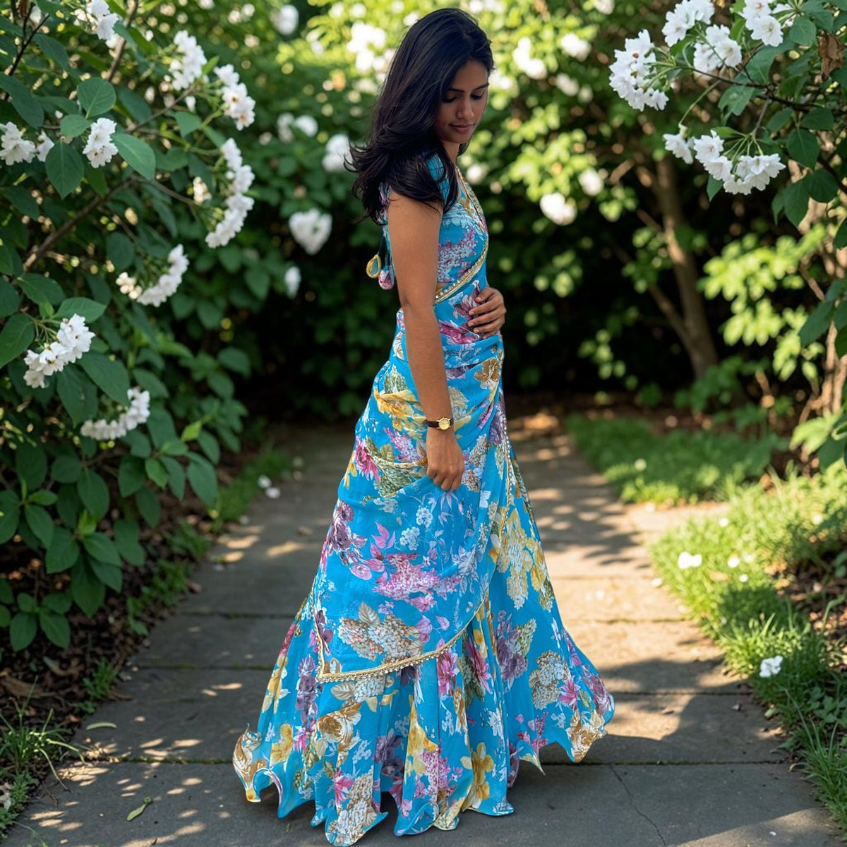 BLUE LEHENGA