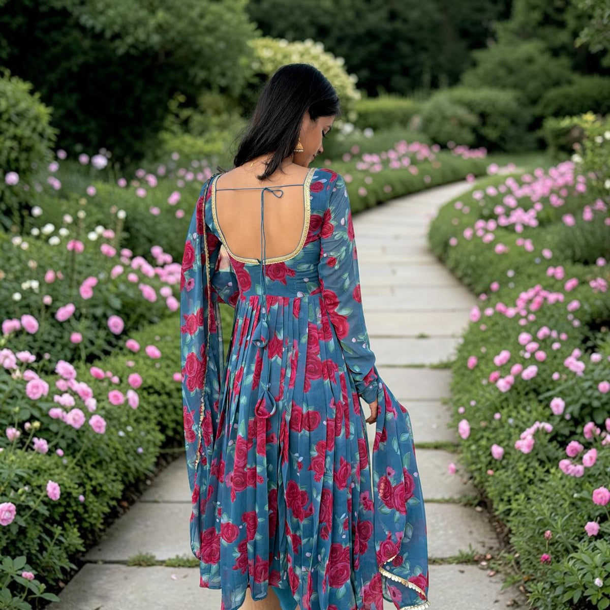 PLEATED BUDGET FRIENDLY ANARKALI